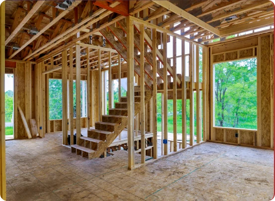 Framing project by Matrix Renovations