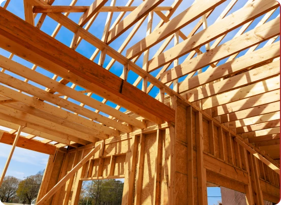 Framing close-up by Matrix Renovations