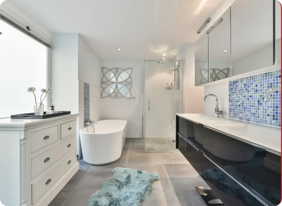 Bathroom Remodeling close-up by Matrix Renovations