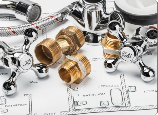 Plumbing close-up by Matrix Renovations
