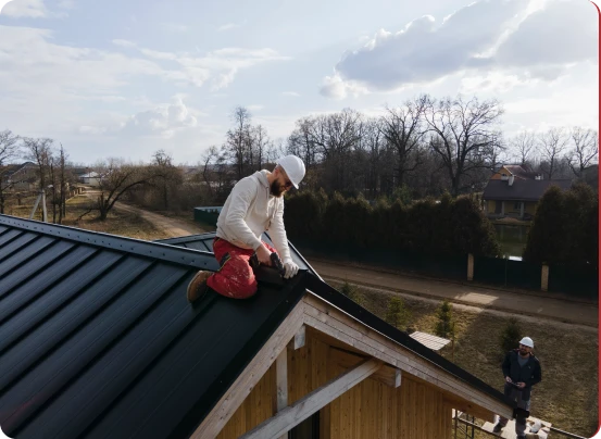 Roofing Repair close-up by Matrix Renovations