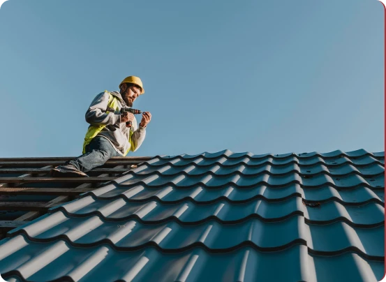 Roofing close-up by Matrix Renovations